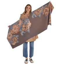 Load image into Gallery viewer, Cashmink Floral Woven Scarf
