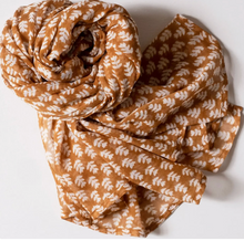Load image into Gallery viewer, Hand Block Printed Scarves, 8 Colors
