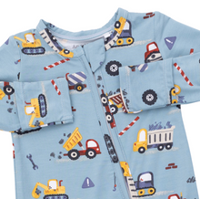 Load image into Gallery viewer, Angel Dear Construction 2-Way Zipper Footie
