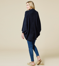 Load image into Gallery viewer, Cozy Marshmallow Shrug (Almond, Black)
