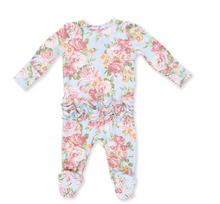 Load image into Gallery viewer, Angel Dear Angeline 2-Way Ruffle Back Zipper Footie

