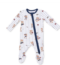 Load image into Gallery viewer, Angel Dear Mixed Sports Bears 2-Way Zipper Footie
