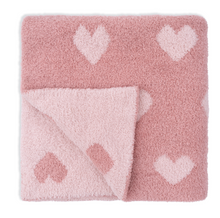 Load image into Gallery viewer, Chenille Baby Blanket (Rose, Blue, Natural)
