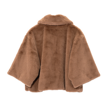 Load image into Gallery viewer, Blair Sheared Mink Faux Fur Jacket (Chai, Black)
