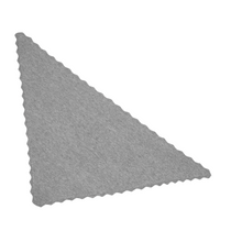 Load image into Gallery viewer, Scallop Wool Knit Triangle Scarf, 3 Colors
