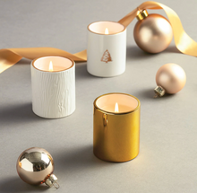 Load image into Gallery viewer, Frasier Fir Gilded Candle Trio Set
