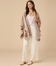 Load image into Gallery viewer, Cozy Marshmallow Ultra Soft Ribbed Shawl Wrap - One Size
