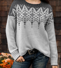 Load image into Gallery viewer, Wooden Ships Knits Chandelier Fair Isle Crewneck Sweater

