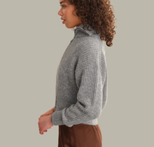 Load image into Gallery viewer, Wesley Cropped Zip Cardigan
