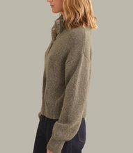 Load image into Gallery viewer, Boxy Snap Front Henley Sweater
