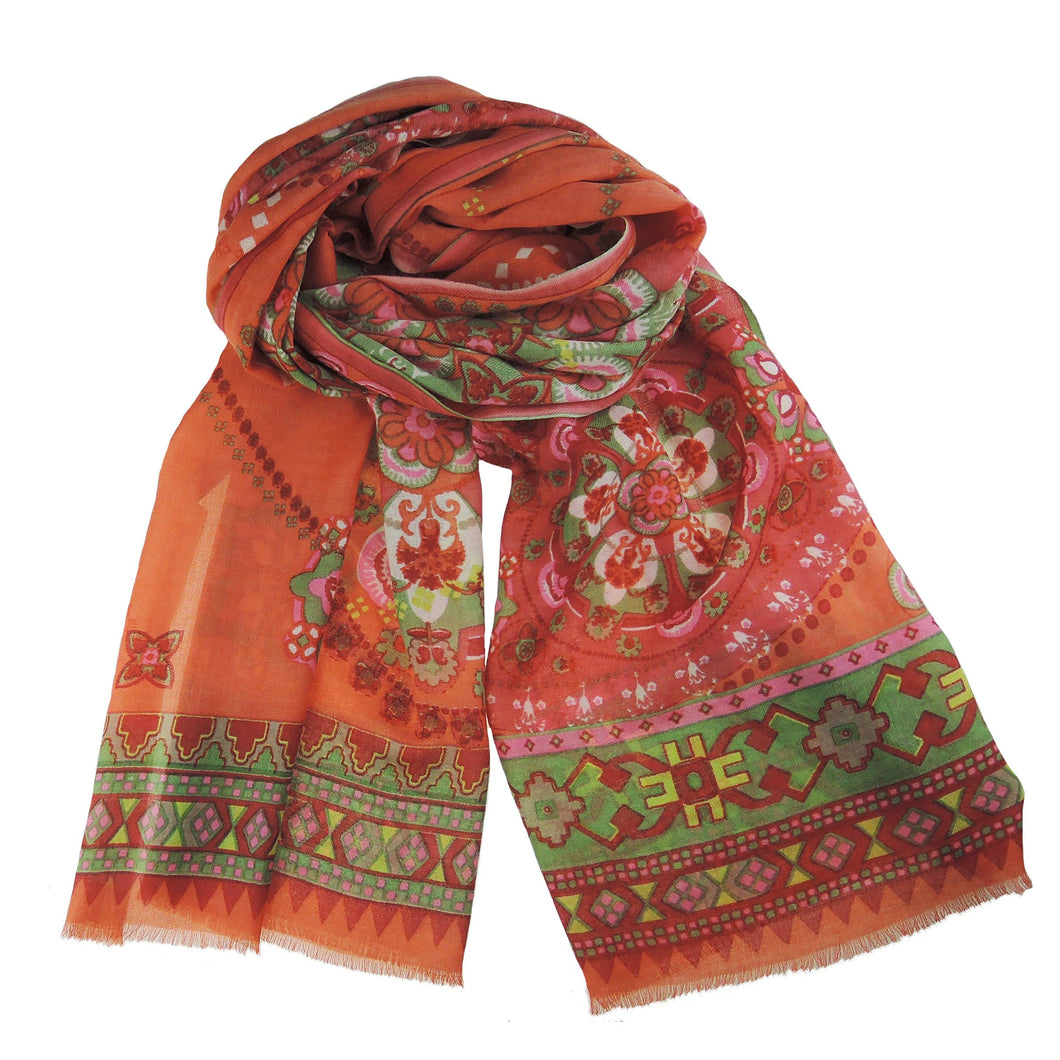 Autumn Mandala Scarf