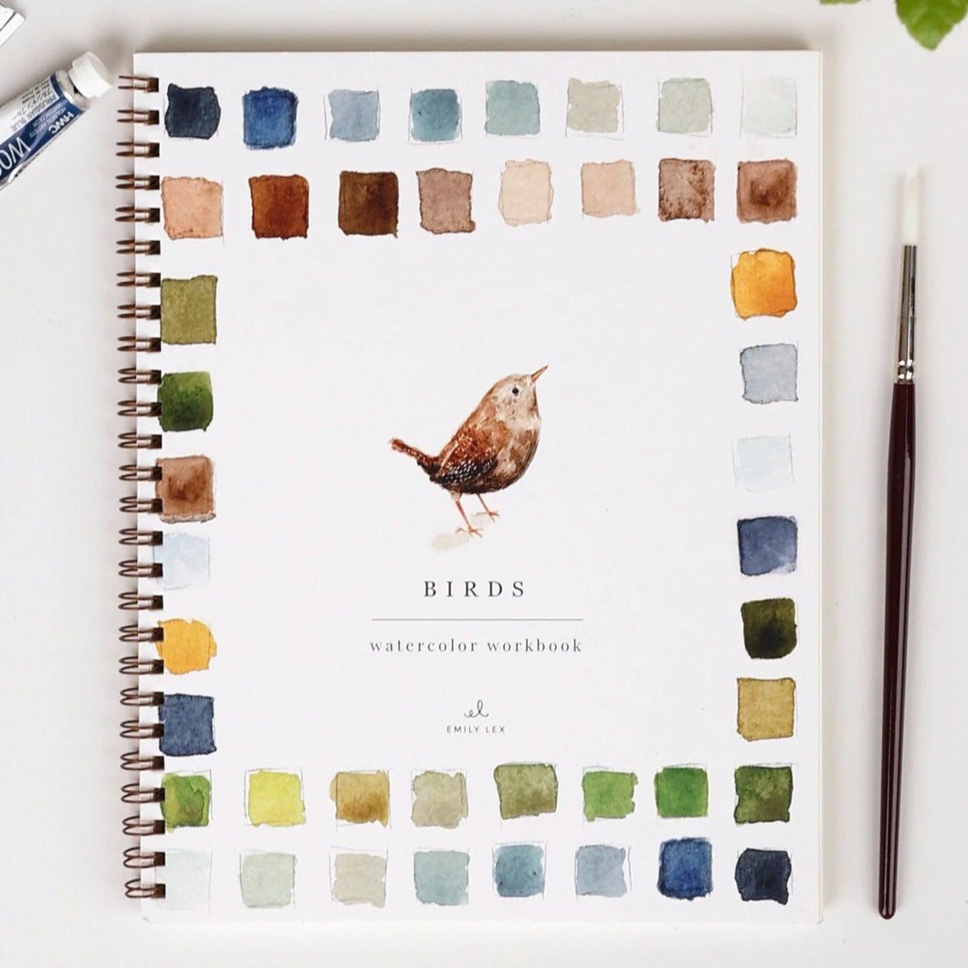 Birds Watercolor Workbook