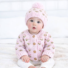 Load image into Gallery viewer, Bitty Blooms Blush Cardigan Sweater for Baby
