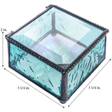 Load image into Gallery viewer, Windsor Blue Glass Box
