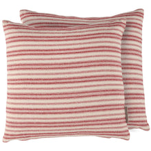 Load image into Gallery viewer, Red Stripe Pillow
