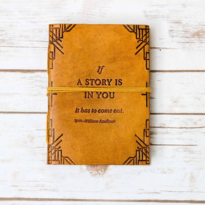 If A Story Is In You Leather Journal