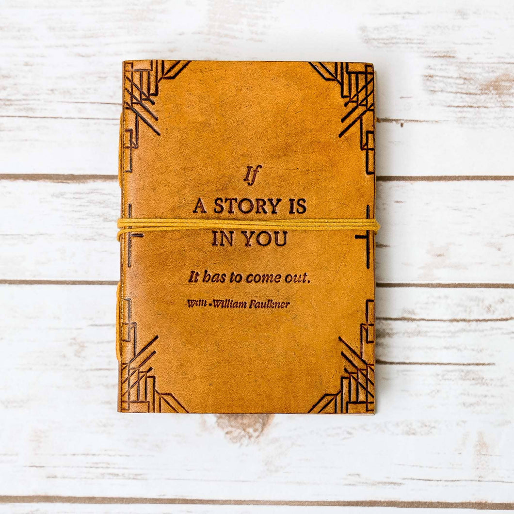 If A Story Is In You Leather Journal