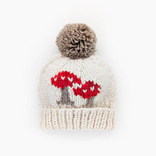 Load image into Gallery viewer, Mushroom Natural Beanie Hat
