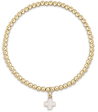 Load image into Gallery viewer, Enewton Egirl Classic Gold 3mm Bracelet - Signature Cross Charm (3 Colors)
