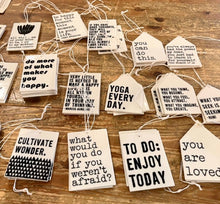 Load image into Gallery viewer, Ceramic Mini Quote Tiles (20 Styles)
