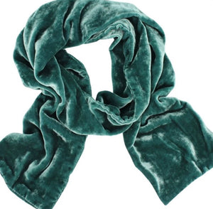 Silk Velvet Scarf (10 Colors)