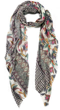 Load image into Gallery viewer, Tulip Paisley Scarf, Taupe
