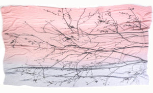 Tree Print Cashmere & Silk Scarf (3 Colors)