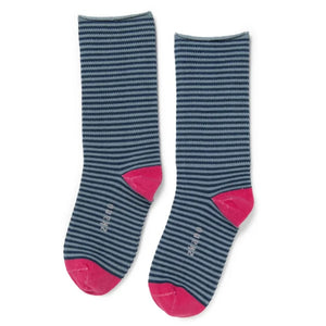 Roll Top Organic Cotton Crew Socks