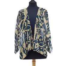 Load image into Gallery viewer, Jaipur Blue Print Short Kimono
