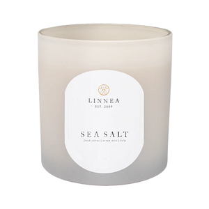 Linnea 3-Wick Sea Salt Candle