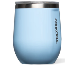 Load image into Gallery viewer, Corkcicle Solid Gloss Stemless Wine Cup (White, Navy, Baby Blue)
