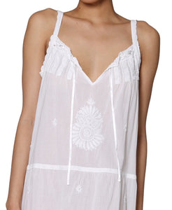 Short Embroidered Chemise