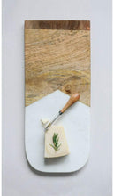 Load image into Gallery viewer, Marble Cheese Board + Spreader
