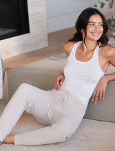 Load image into Gallery viewer, Barefoot Dreams CozyChic Ultra Lite Dropped Seam Jogger Pant, Bisque

