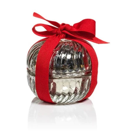 Holiday Silver Fluted Jar Candle (2 Sizes)