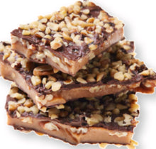 Load image into Gallery viewer, Dark Chocolate &amp; Pecan Toffee, 1/2 lb
