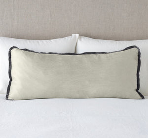 Bella Notte Linens Paloma Throw Pillow, 16" x 36"