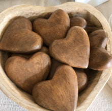 Load image into Gallery viewer, Hand Carved Mango Wood Heart
