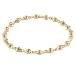 Enewton Dignity Sincerity Pattern 4mm Gold Bracelet