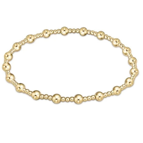 Enewton Sincerity Pattern Gold Bead Bracelet - 4mm