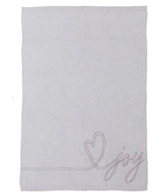 Load image into Gallery viewer, Barefoot Dreams CozyChic Heart Blanket, &quot;Joy&quot;
