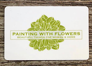 Painting with Flowers Gift Card (from $25)