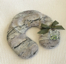 Load image into Gallery viewer, Eucalyptus Faux Fur Neck Pillow
