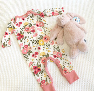 Floral Garden Bamboo Romper