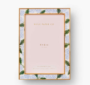 Rifle Paper Co. Hydrangea Picture Frame, 4x6