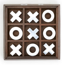 Load image into Gallery viewer, Wood &amp; Metal Tic Tac Toe Game
