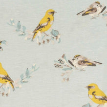 Load image into Gallery viewer, Milkbarn Bluebird Snap Footed Romper
