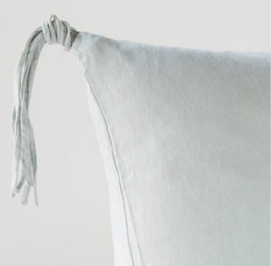 IN STOCK Bella Notte Linens Taline Pillow, 15" x 24", Cloud