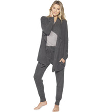 Load image into Gallery viewer, Barefoot Dreams CozyChic Lite Coastal Cardi, Carbon
