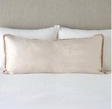 Load image into Gallery viewer, IN STOCK Bella Notte Linens Paloma Lumbar Throw Pillow, 16&quot; x 36&quot;
